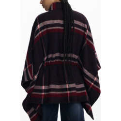 DESIGUAL PONCHO WOMEN'S BLACK
