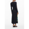 DESIGUAL WOMEN'S LONG BLACK DRESS