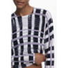 DESIGUAL WOMEN'S WHITE SWEATER