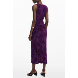 ROBE LONGUE VIOLETTE POUR FEMME DESIGUAL