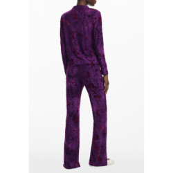 CHEMISE VIOLETTE À MANCHES LONGUES POUR FEMME DESIGUAL