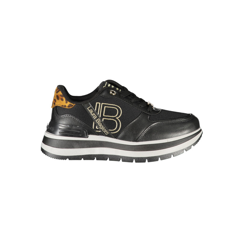 LAURA BIAGIOTTI WOMEN'S BLACK SPORTS SHOES