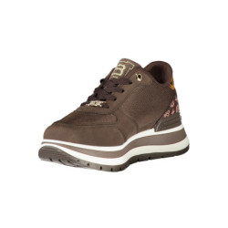 LAURA BIAGIOTTI WOMEN'S BROWN SPORTS SHOES