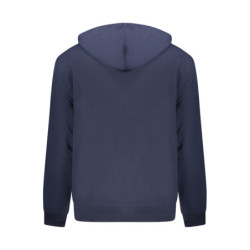 Sweat-shirt zippé bleu Calvin Klein pour homme