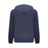 CALVIN KLEIN MEN'S BLUE ZIP-UP SWEATSHIRT