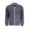 PEPE JEANS MEN'S BLUE ZIP-UP SWEATSHIRT