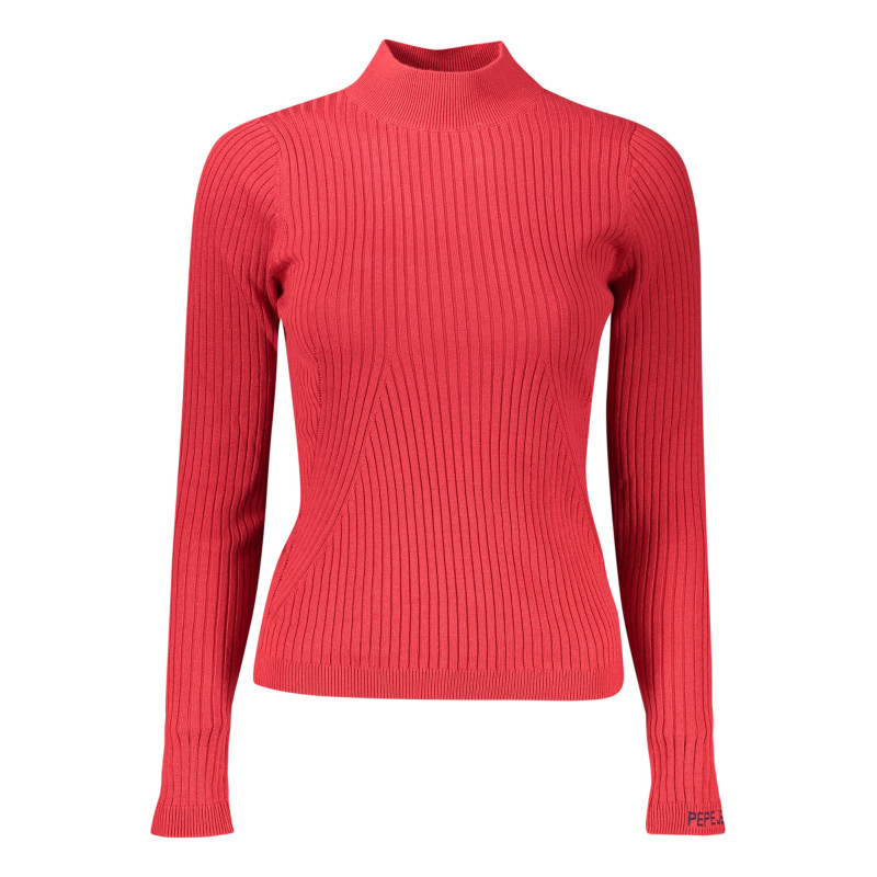 PEPE JEANS WOMEN'S RED SWEATER