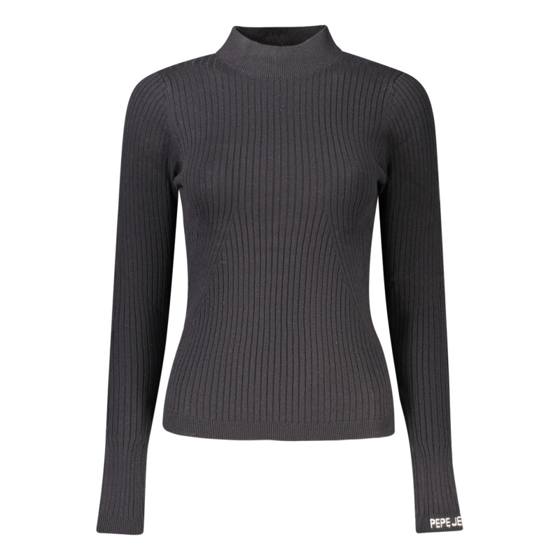 PEPE JEANS WOMEN'S BLACK SWEATER