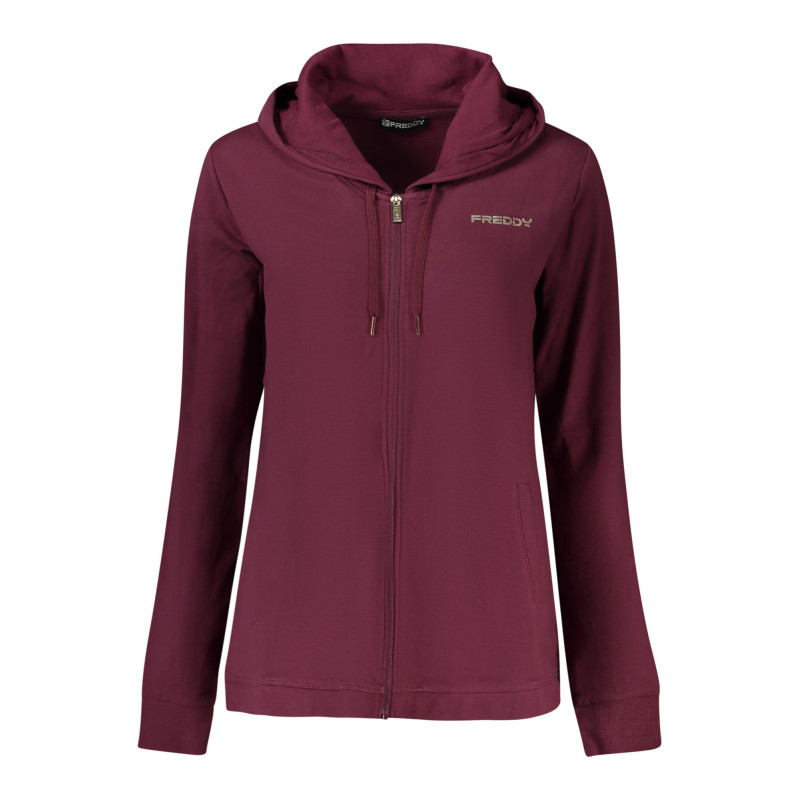 SWEAT-SHIRT FREDDY VIOLET À FERMETURE ÉCLAIR POUR FEMMES