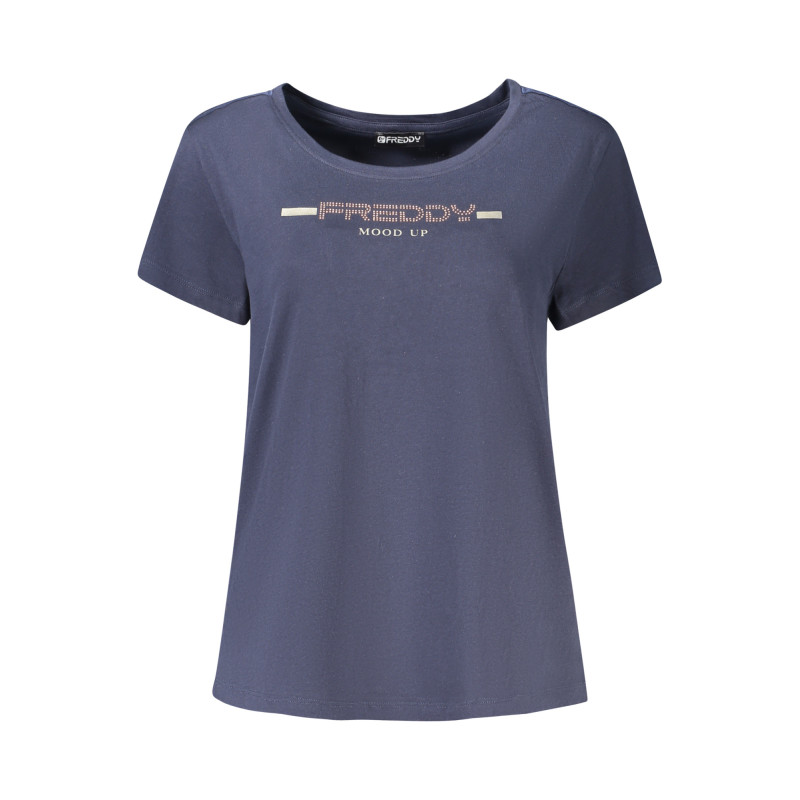 T-SHIRT FEMME À MANCHES COURTES FREDDY BLEU
