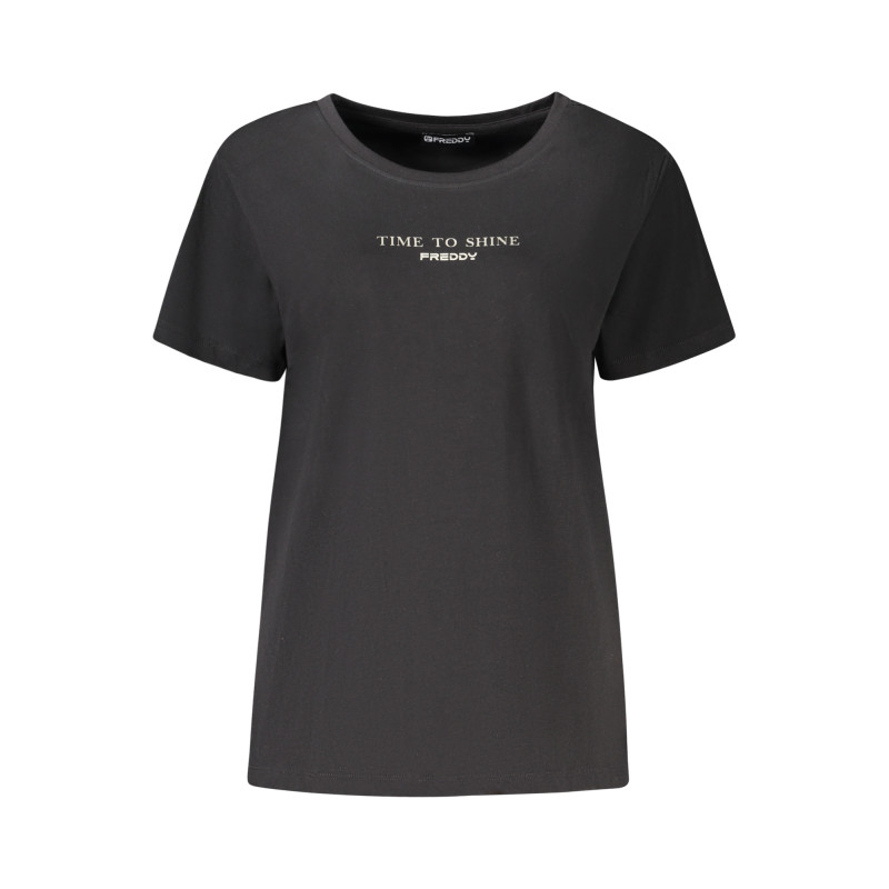 T-SHIRT FEMME À MANCHES COURTES FREDDY NOIR