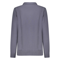 FREDDY WOMEN'S BLUE ZIP-UP SWEATSHIRT