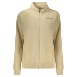 FREDDY WOMEN'S BEIGE ZIP-UP SWEATSHIRT
