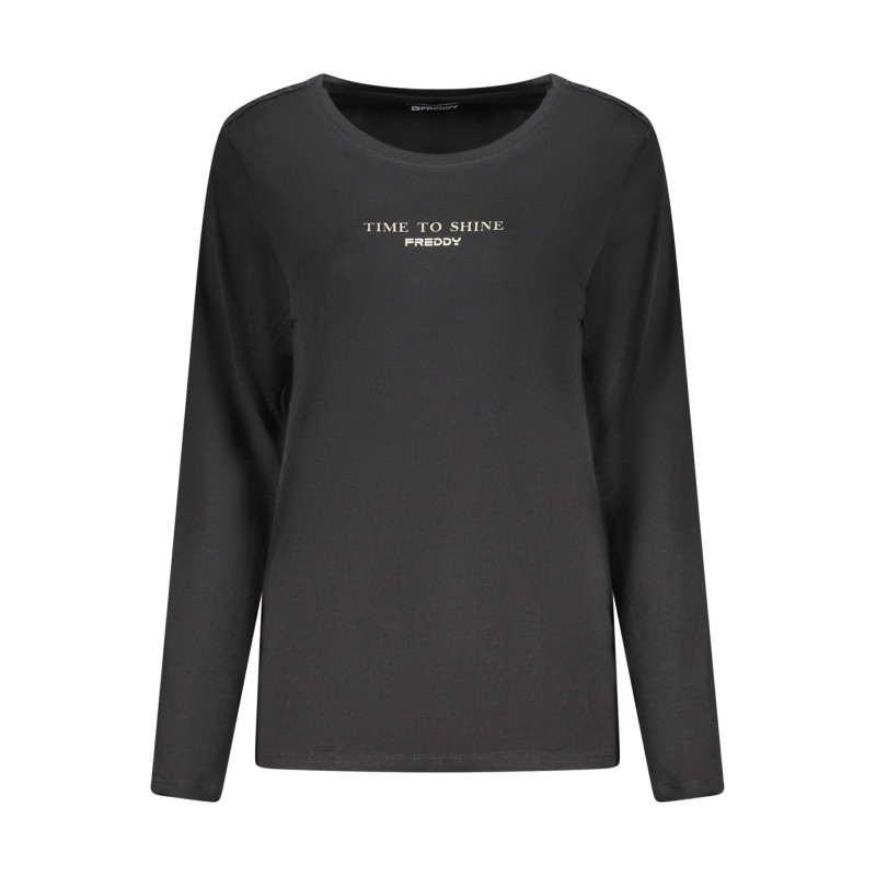 FREDDY WOMEN'S LONG-SLEEVED T-SHIRT BLACK