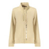 FREDDY WOMEN'S BEIGE ZIP-UP SWEATSHIRT