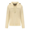 FREDDY WOMEN'S BEIGE ZIP-UP SWEATSHIRT