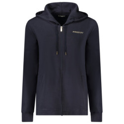 SWEAT-SHIRT FREDDY BLEU À FERMETURE ÉCLAIR POUR FEMME