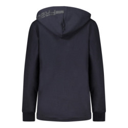 FREDDY WOMEN'S BLUE ZIP-UP SWEATSHIRT