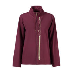 SWEAT-SHIRT ZIPPÉ VIOLET FREDDY POUR FEMMES