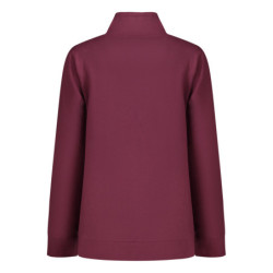 FREDDY WOMEN'S PURPLE ZIP-UP SWEATSHIRT