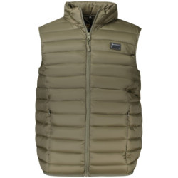 CAVALLI CLASS MEN'S GREEN SLEEVELESS JACKET