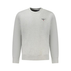 SWEAT-SHIRT ZIPPÉ POUR HOMMES DE L'ACADÉMIE MILITAIRE, GRIS