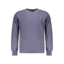 MILITARY ACADEMY MEN'S BLUE ZIP-UP SWEATSHIRT