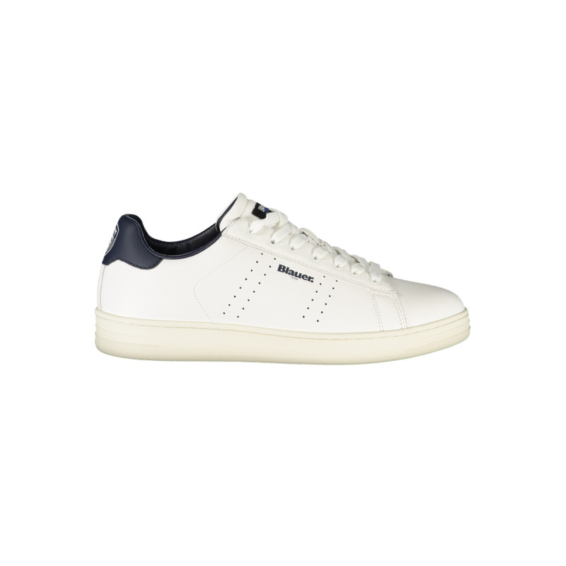 BLAUER MEN'S WHITE SPORTS SHOES