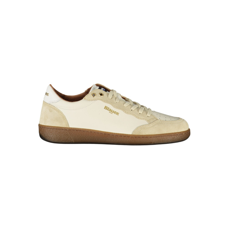 BLAUER MEN'S WHITE SPORTS SHOES