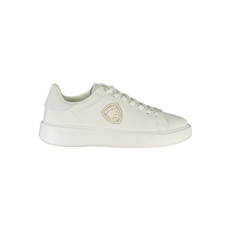 BLAUER MEN'S WHITE SPORTS SHOES