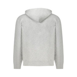 Sweat-shirt zippé gris Calvin Klein pour homme
