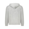 Sweat-shirt zippé gris Calvin Klein pour homme