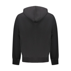 CALVIN KLEIN MEN'S BLACK ZIP-UP SWEATSHIRT