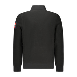 Sweat-shirt zippé noir pour homme Norvège 1963