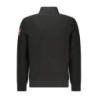 Sweat-shirt zippé noir pour homme Norvège 1963