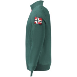 NORWAY 1963 MEN'S GREEN ZIP-UP SWEATSHIRT
