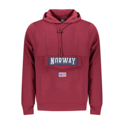NORWAY 1963 MEN'S PURPLE ZIP-UP SWEATSHIRT