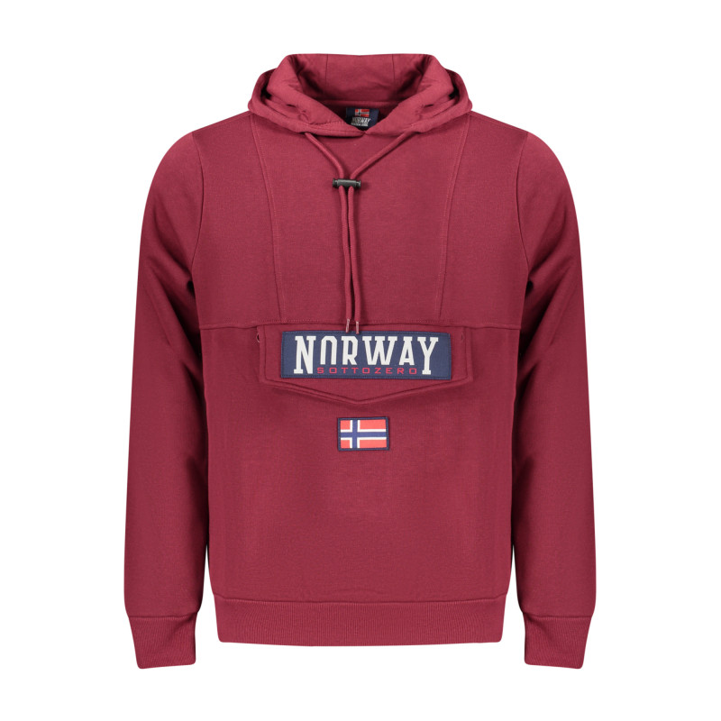 NORWAY 1963 MEN'S PURPLE ZIP-UP SWEATSHIRT