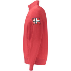 NORWAY 1963 MEN'S RED ZIP-UP SWEATSHIRT