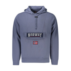 SWEAT-SHIRT ZIPPÉ BLEU POUR HOMME NORVÈGE 1963