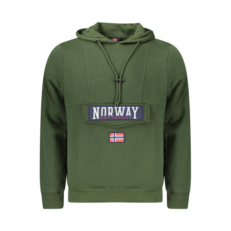 NORWAY 1963 MEN'S ZIP-UP SWEATSHIRT, GREEN