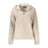 NORWAY 1963 WOMEN'S BEIGE ZIP-UP SWEATSHIRT