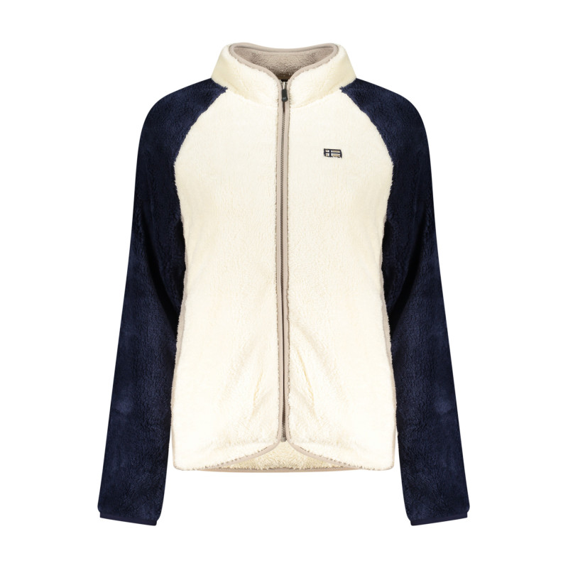 SWEAT-SHIRT BLANC À FERMETURE ÉCLAIR POUR FEMMES NORVÈGE 1963