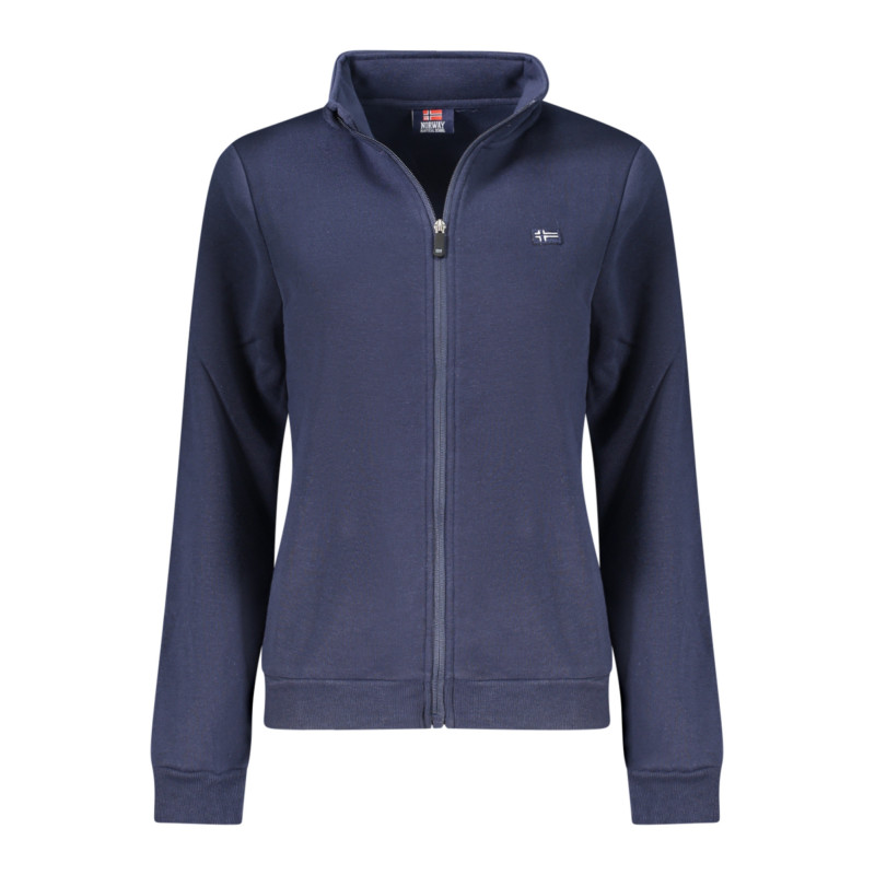 NORWAY 1963 WOMEN'S BLUE ZIP-UP SWEATSHIRT