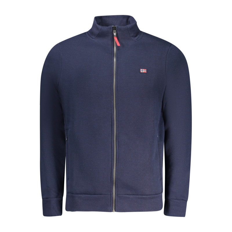 SWEAT-SHIRT ZIPPÉ BLEU POUR HOMME NORVÈGE 1963