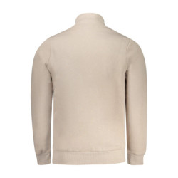 Sweat-shirt zippé beige pour homme Norvège 1963