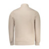 Sweat-shirt zippé beige pour homme Norvège 1963
