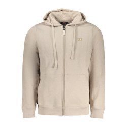 NORWAY 1963 MEN'S BEIGE ZIP-UP SWEATSHIRT