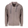 NORWAY 1963 MEN'S BROWN ZIP-UP SWEATSHIRT