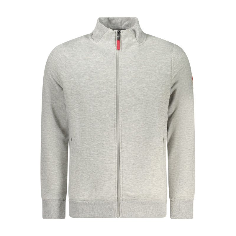 NORWAY 1963 MEN'S GRAY ZIP-UP SWEATSHIRT